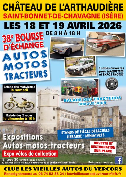 38e Bourse d'échange autos-motos-tracteurs_Saint-Bonnet-de-Chavagne