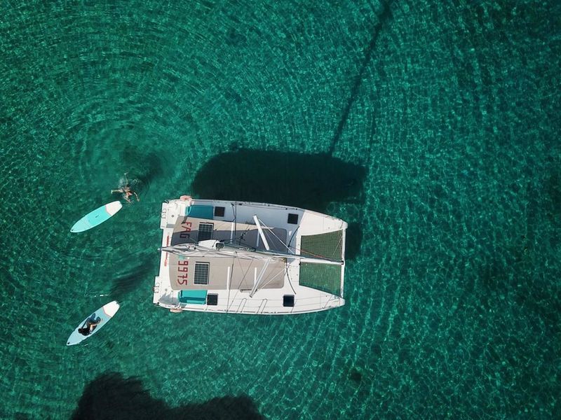 Porquerolles catamaran Passion Med
