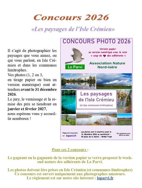 Concours photo de Lo Parvi : les paysages de l'Isle Crémieu_Trept