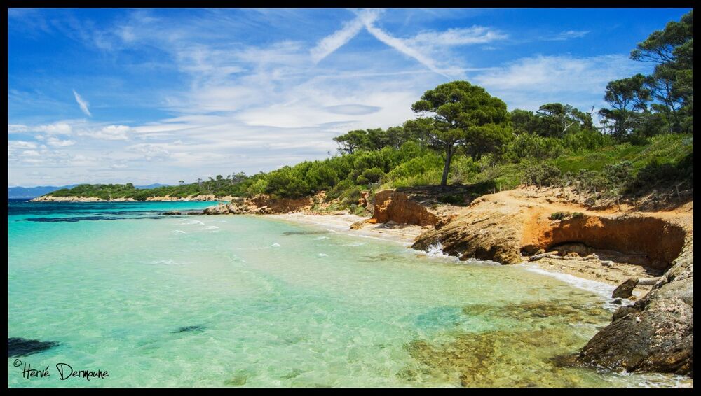 Plage de la Courtade - île de porquerolles - Hyères