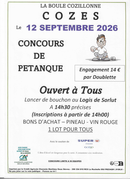 Concours de pétanque