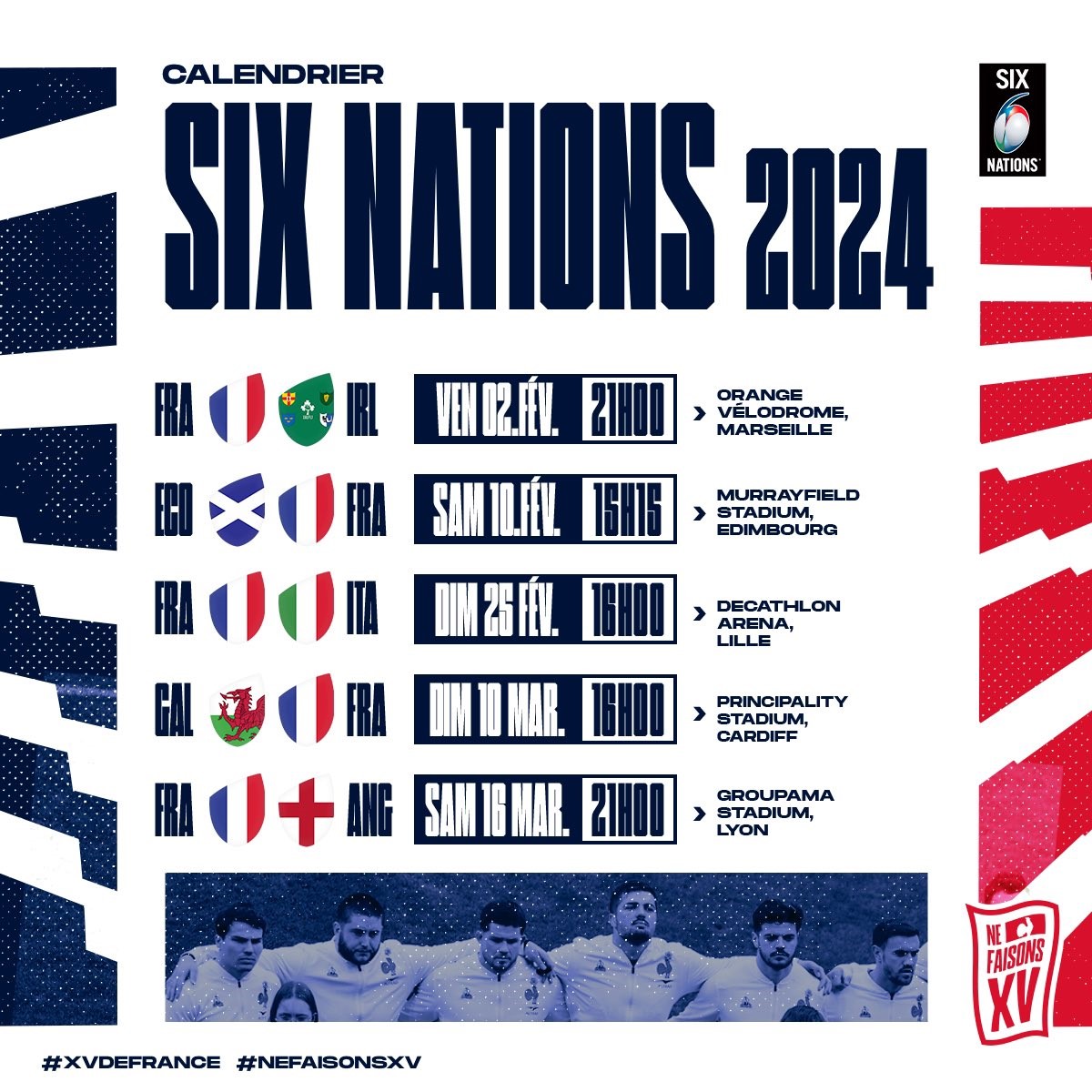 Rugby 6 Nations 2024 Calendrier Flora Jewelle