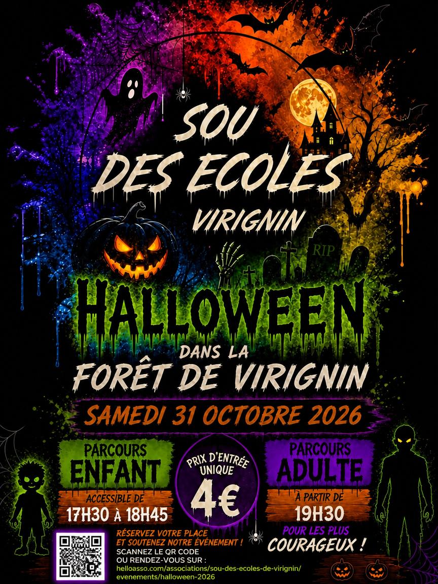Halloween dans la forêt de Virignin
