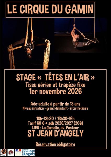 Stage "tête en l'Air" - Cirque du gamin