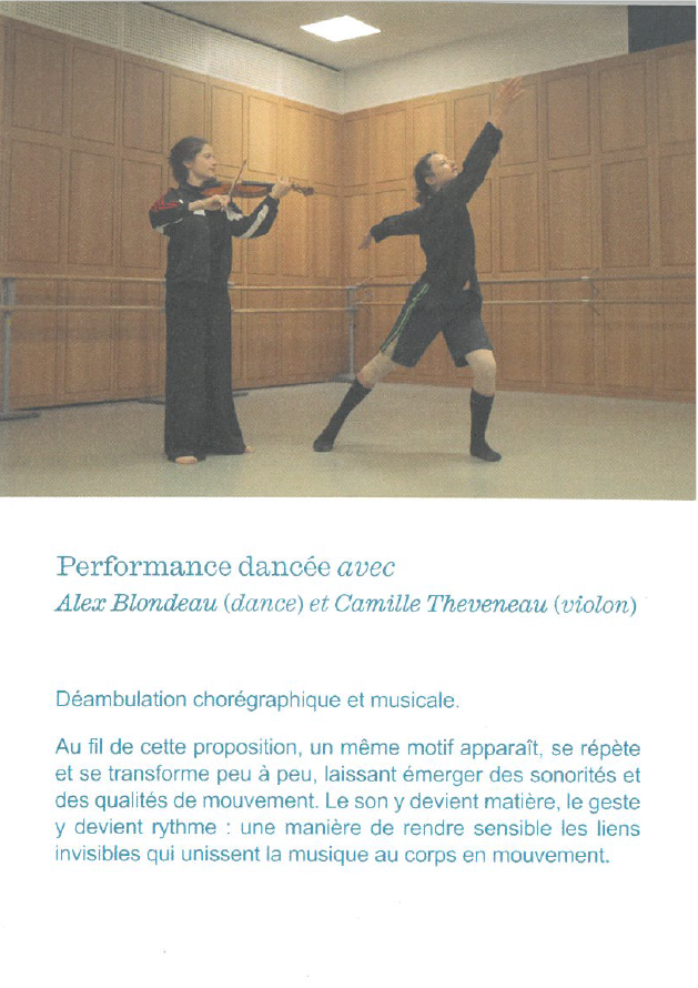 Performance dansée – Fondation Thalie