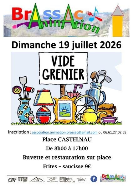 Vide grenier à Brassac
