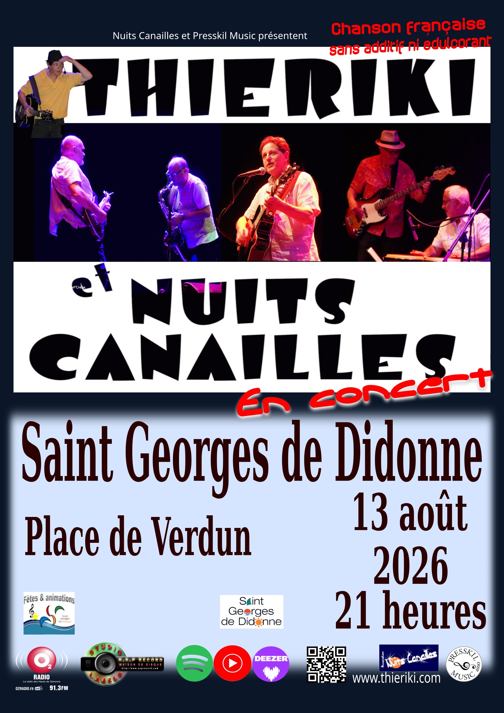 Concert :  Thieriki & Nuit canaille