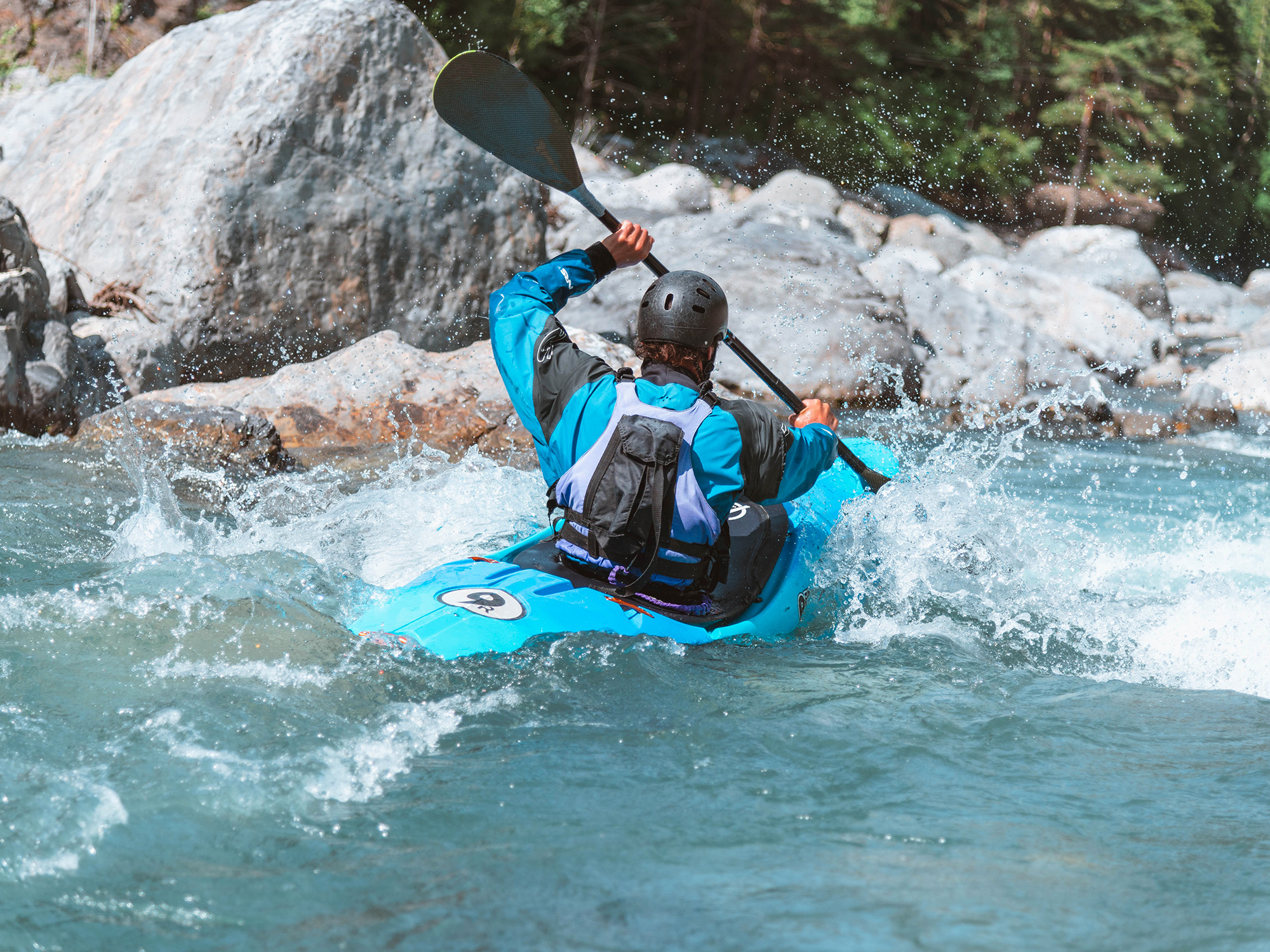 Kayak sur l'Ubaye