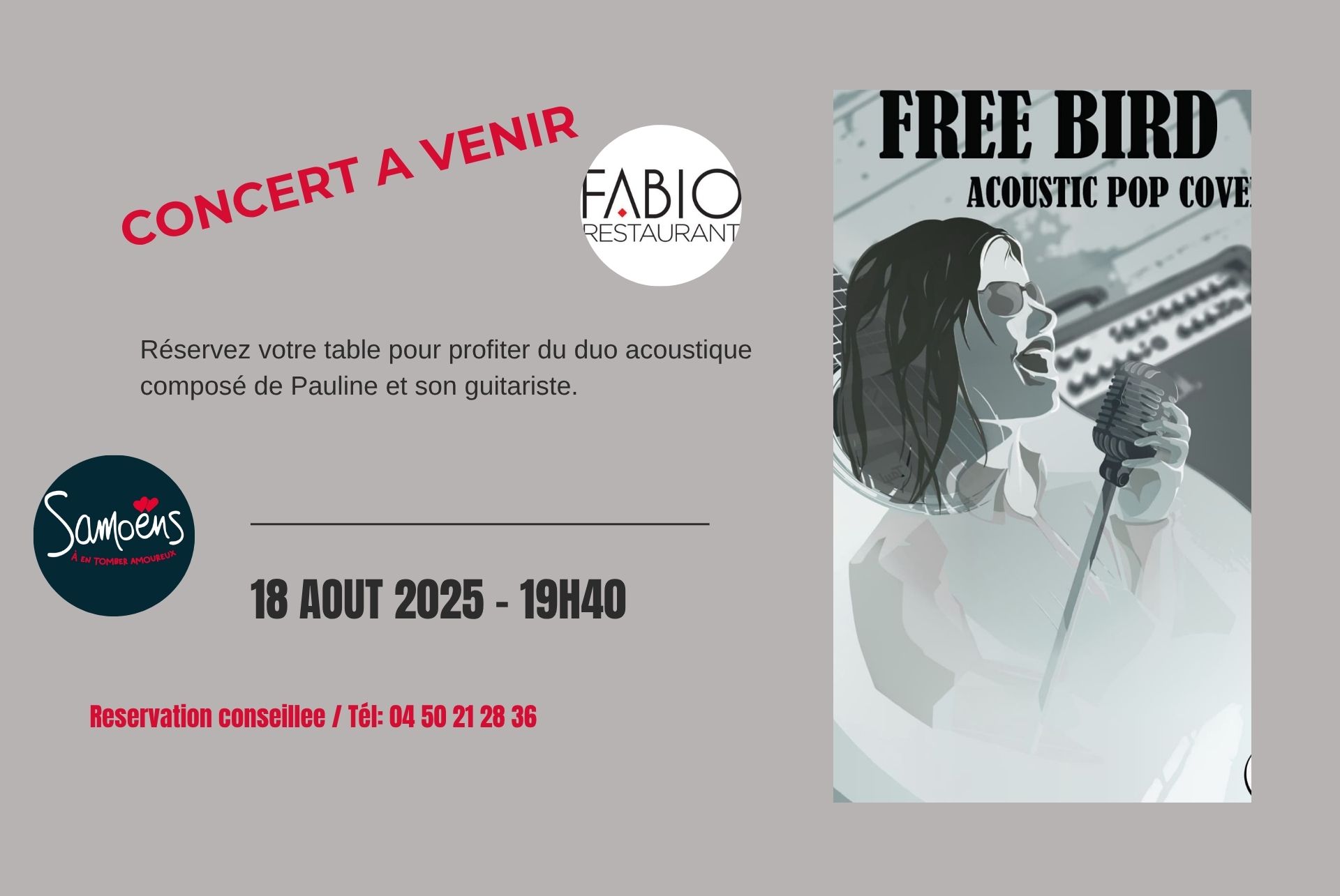 Free Bird Concert, Acoustic Duo