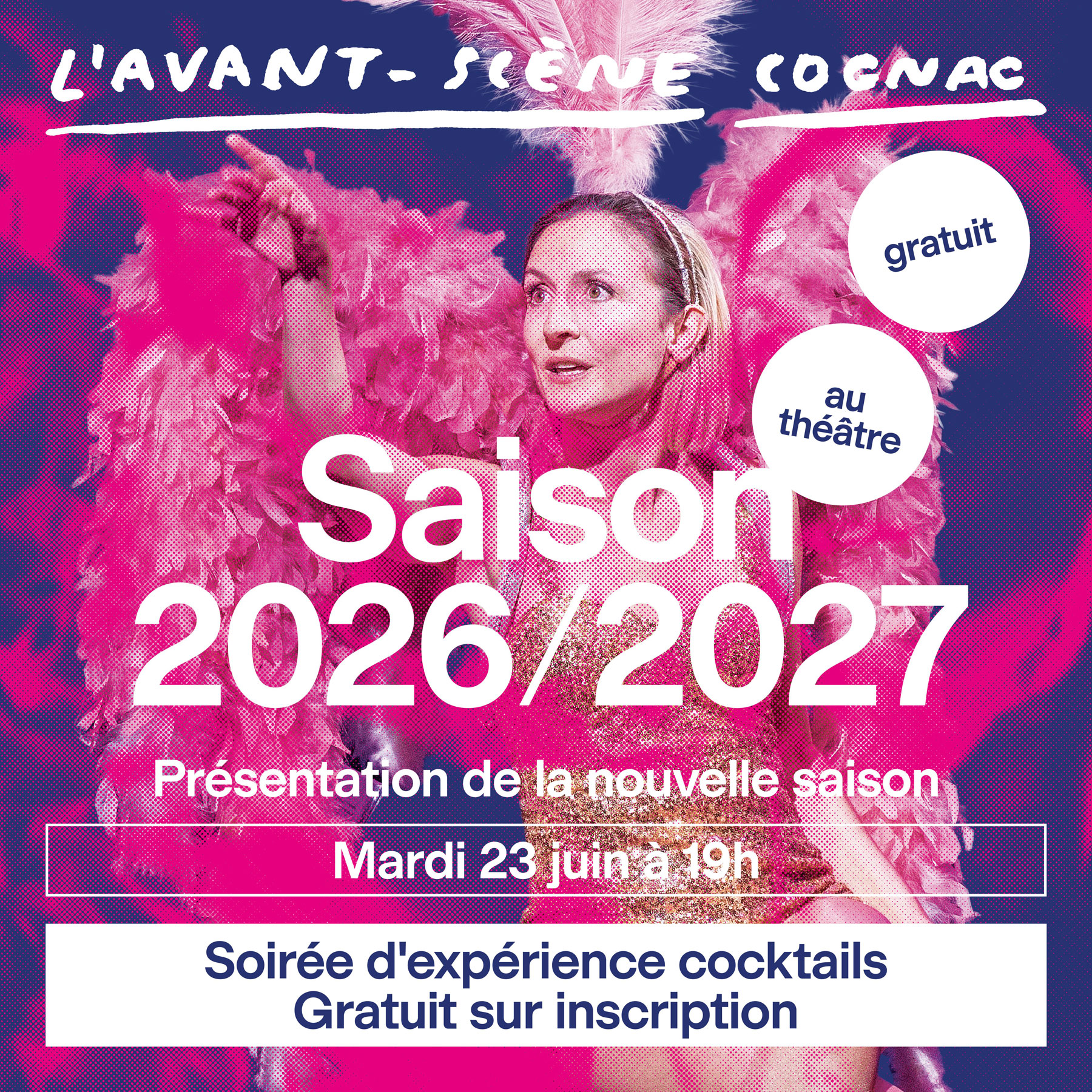 Présentation de la saison 2026/2027 du théâtre l'Avant-Scène Cognac