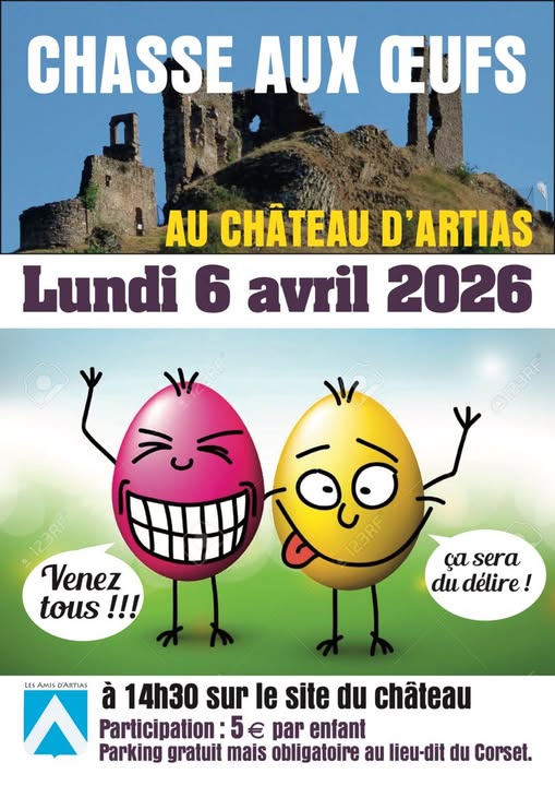 Chasse aux Œufs au Château d'Artias