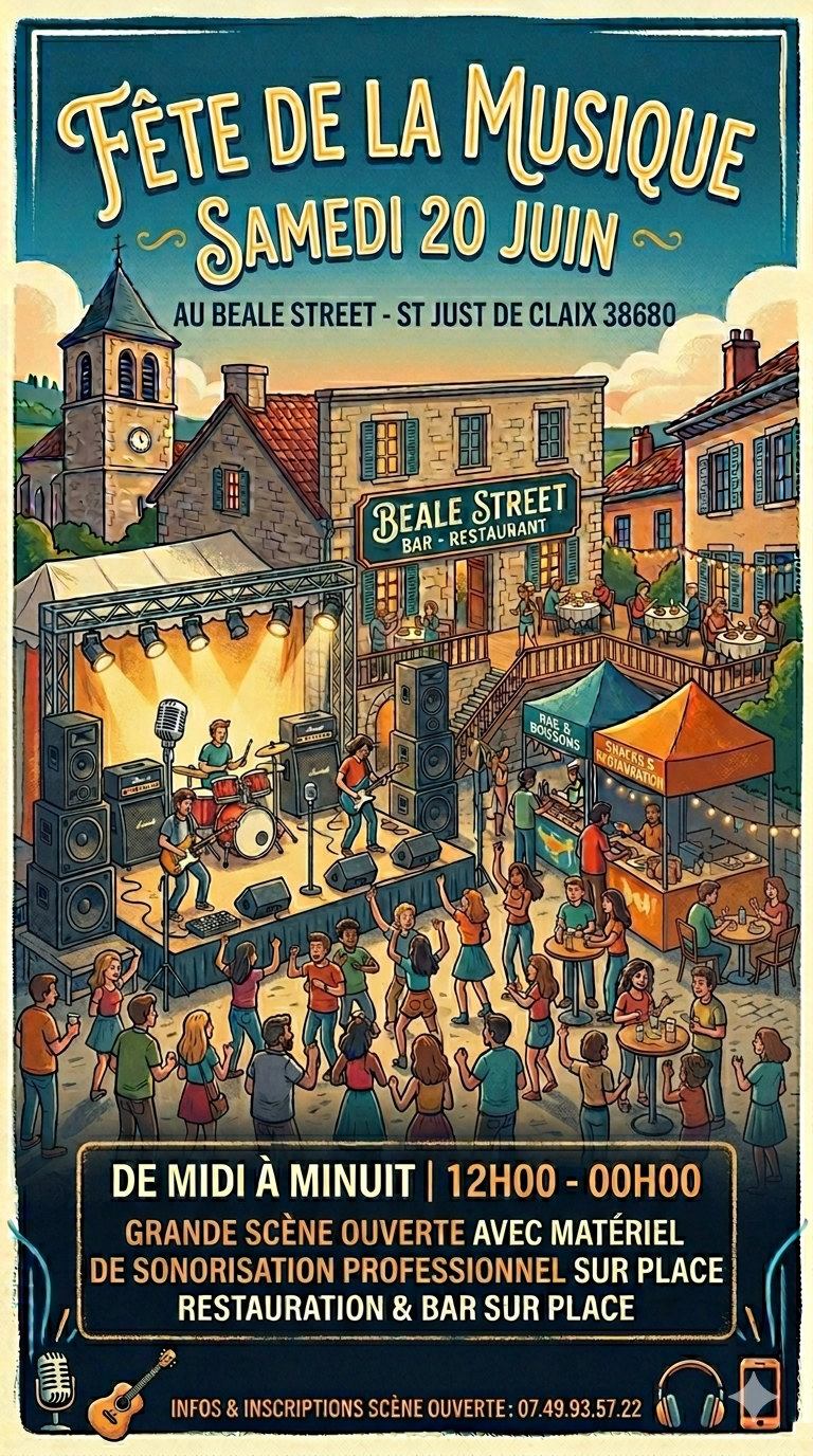 Fête de la musique au Beale Street_Saint-Just-de-Claix