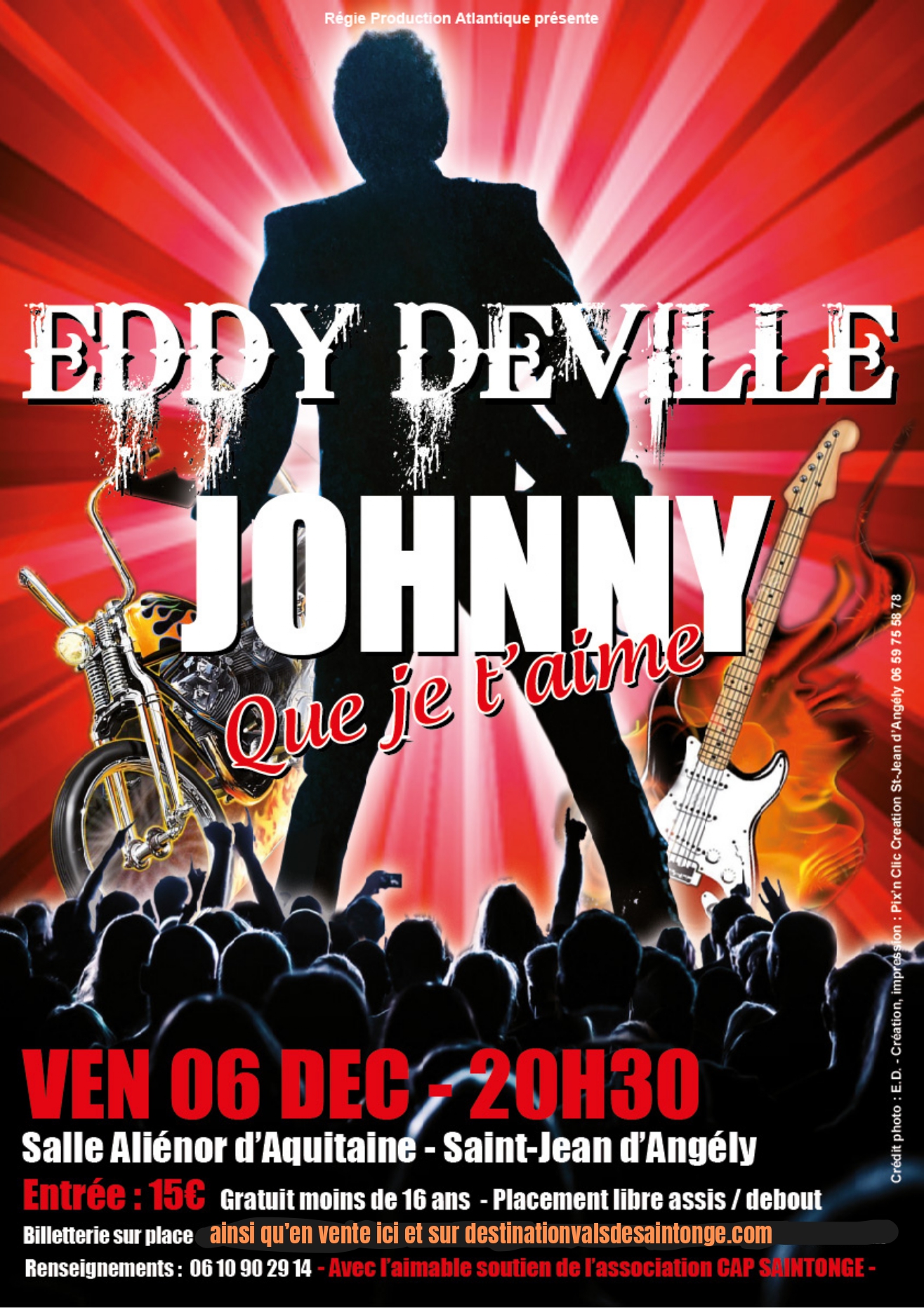 Concert Eddy Deville - Johnny "que je t'aime"