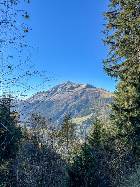Les chalets de Miage au départ du Champel