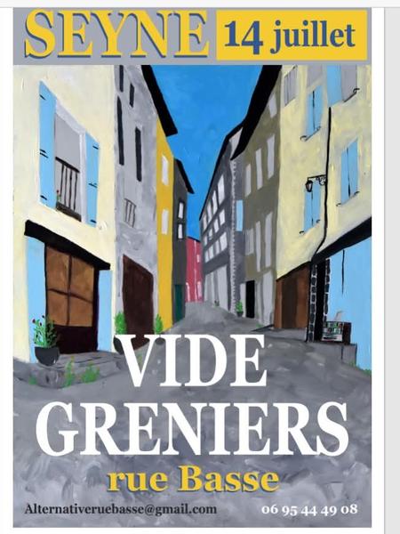 Vide-Greniers dans la rue basse_Seyne