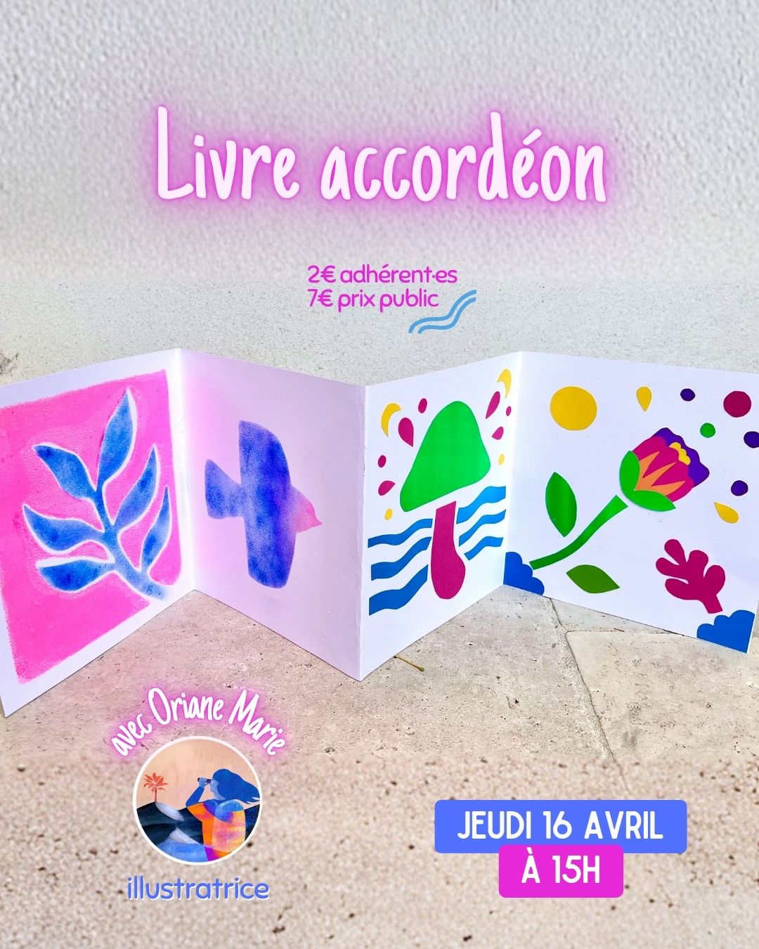 Atelier : Livre accordéon