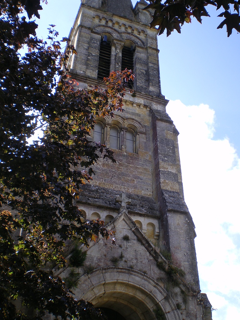 Clocher de l'église de Herret