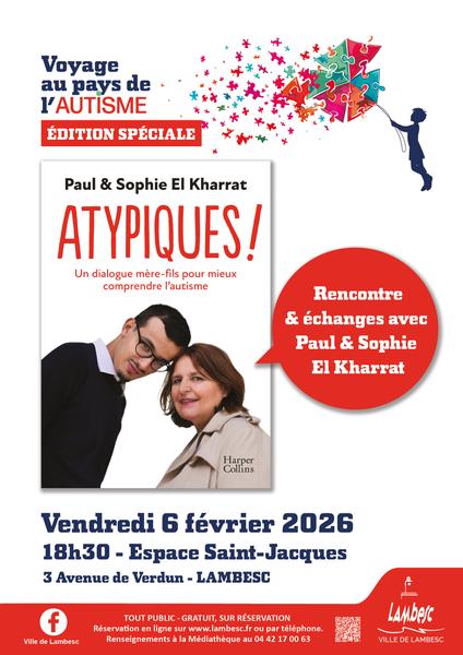Voyage au pays de l'autisme - Rencontre d’auteurs : Paul et Sophie EL KHARRAT