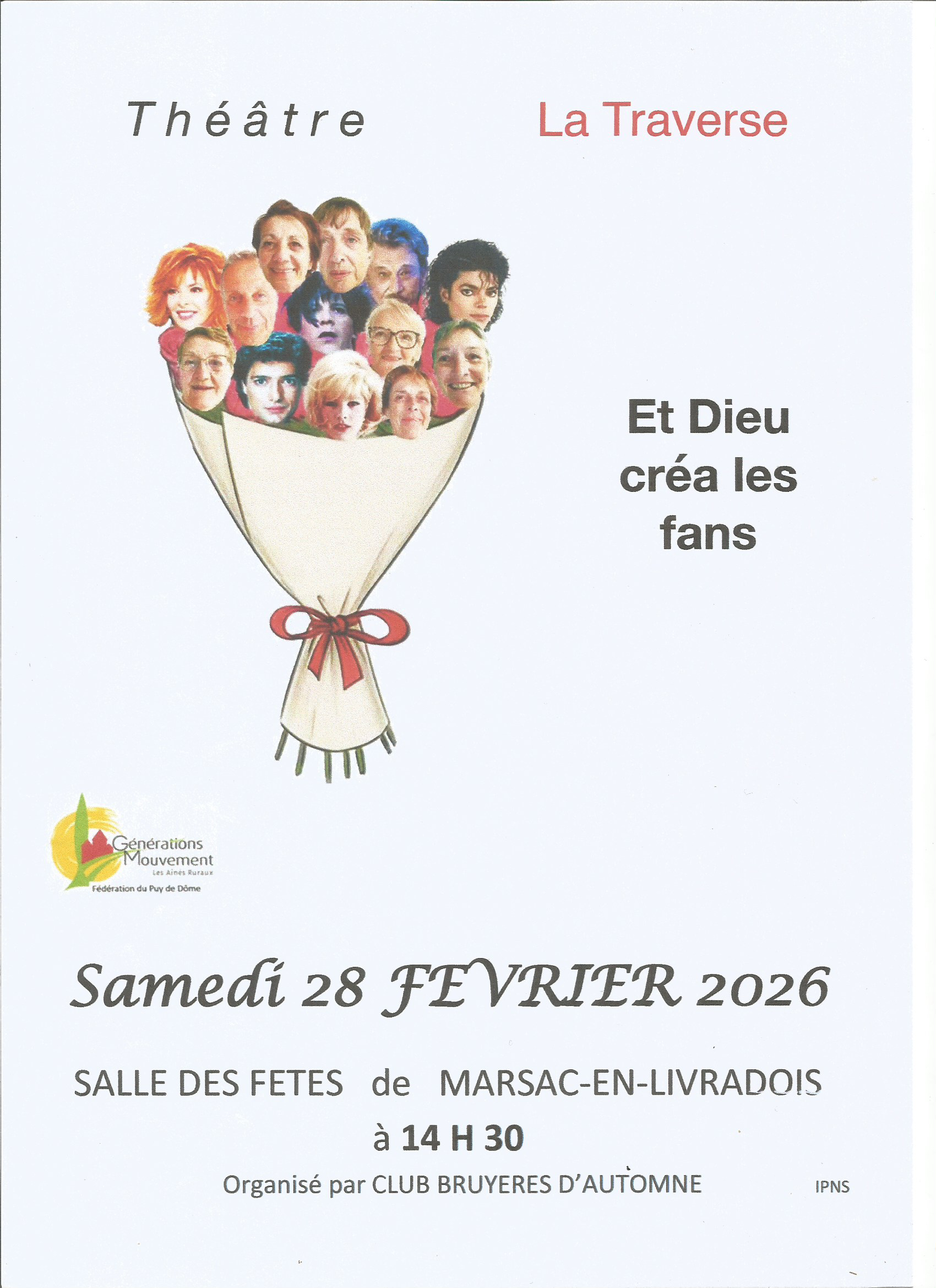 Théâtre « Et dieu créa les fans » // Marsac-en-Livradois