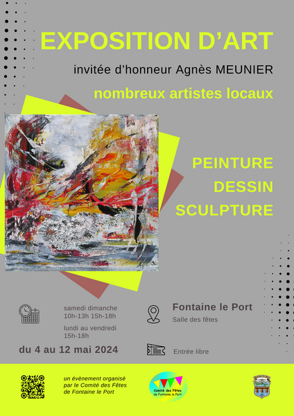 Exposition d'art à Fontaine-le-Port