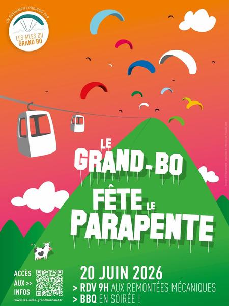 affiche Le Grand-Bo fête le parapente
