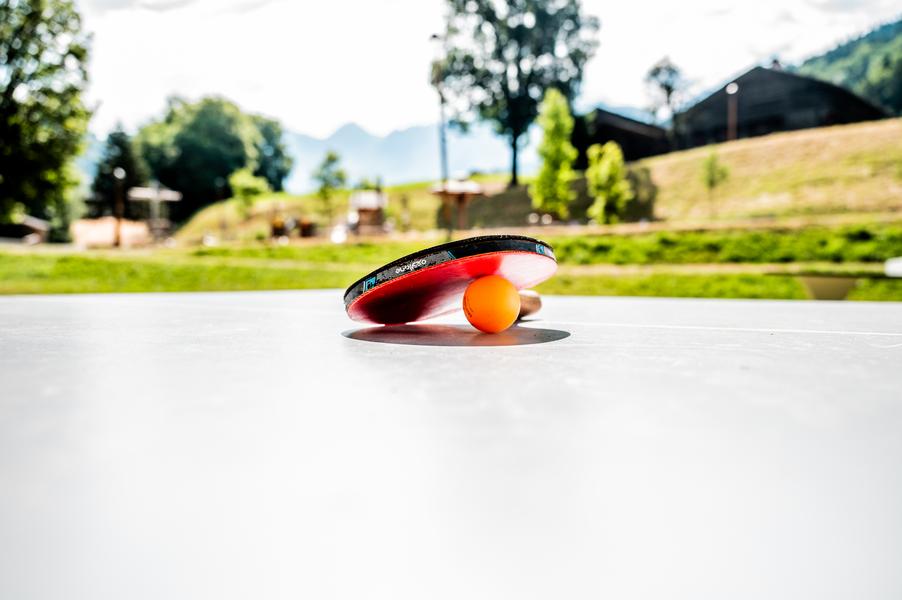 Ping-pong : tables au Village_Le Grand-Bornand