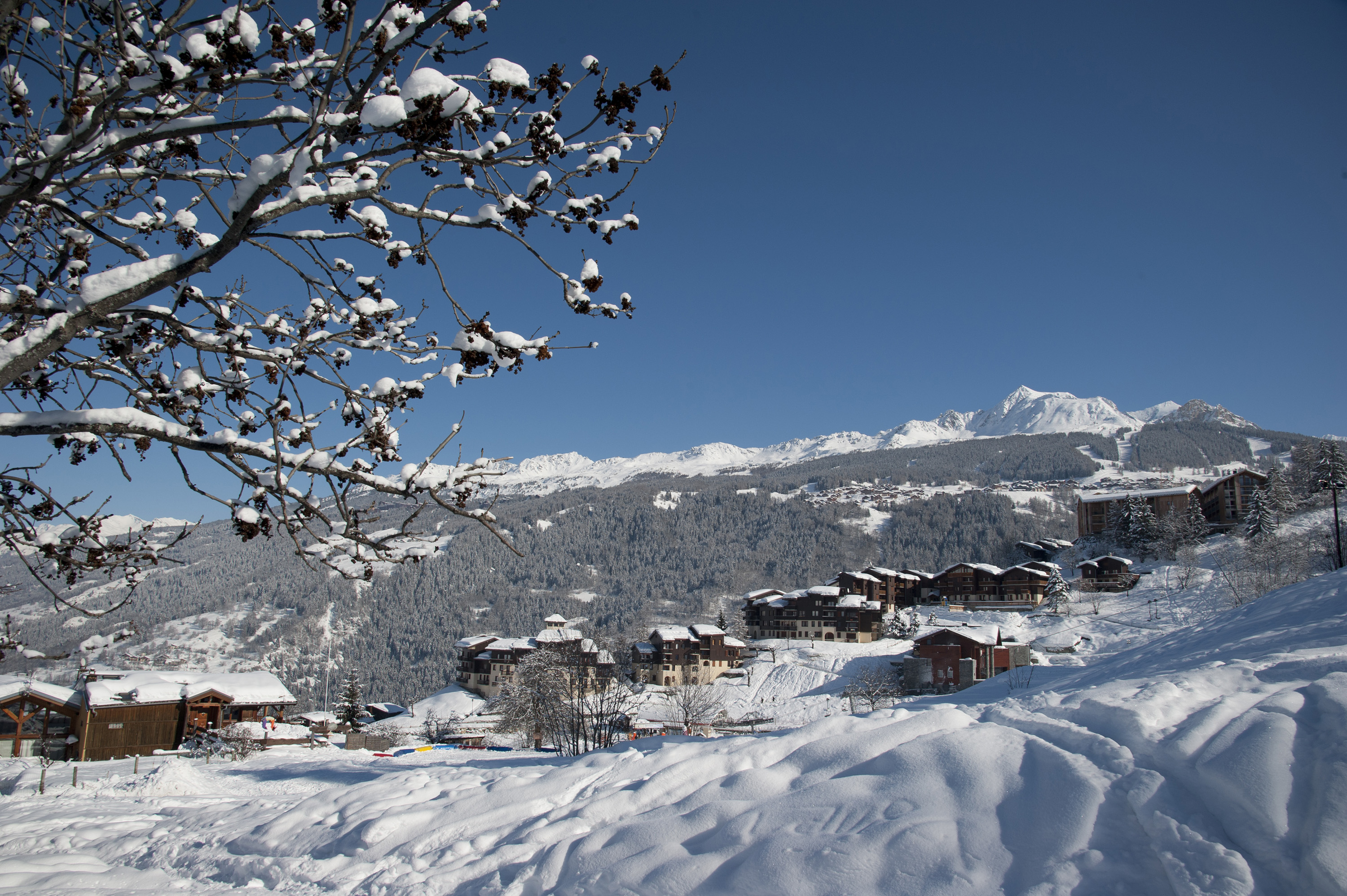 Montchavin in the snow