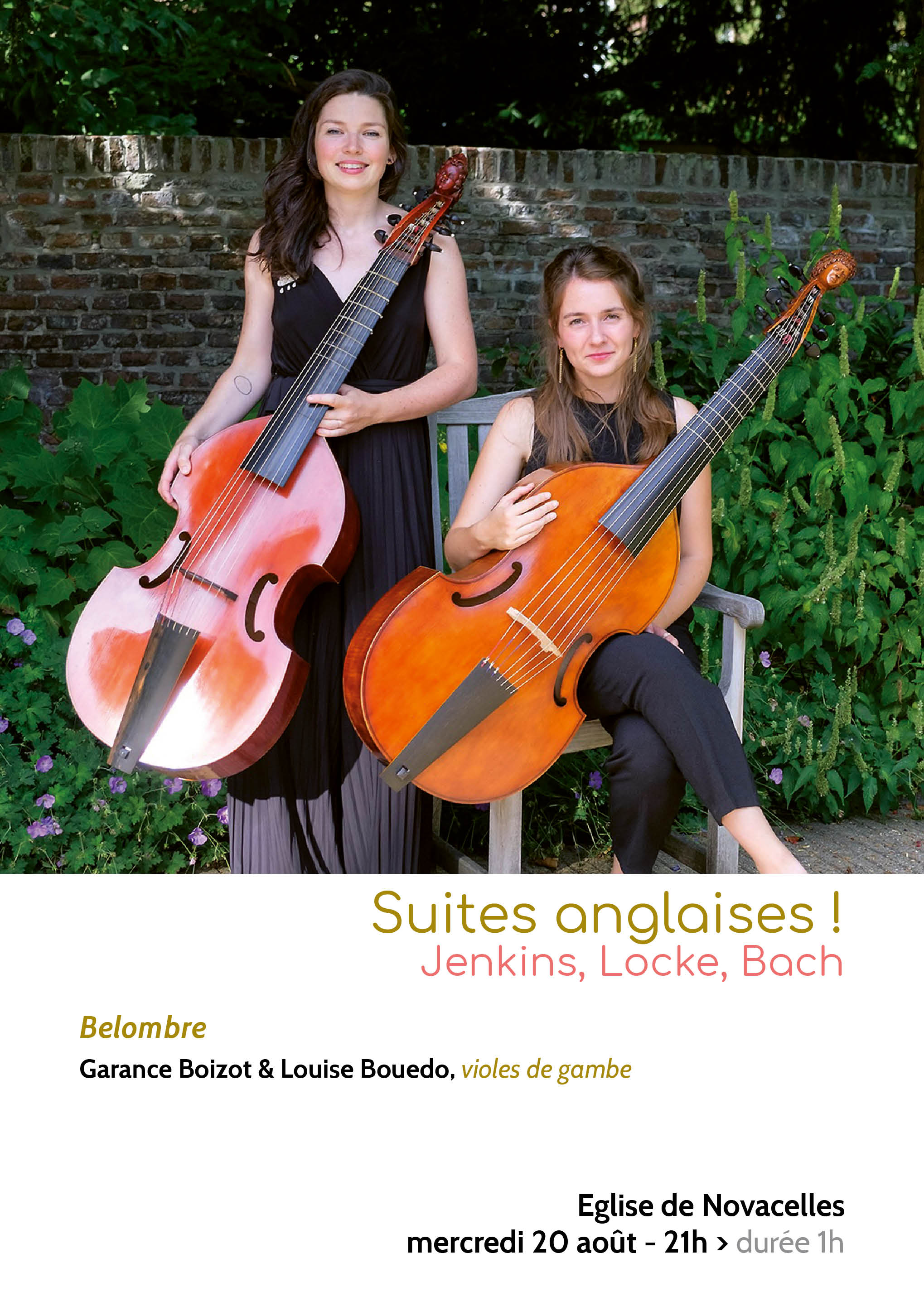 Suites anglaises ! Jenkins, Locke, Bach – Notes Errantes 2025 // Novacelles
