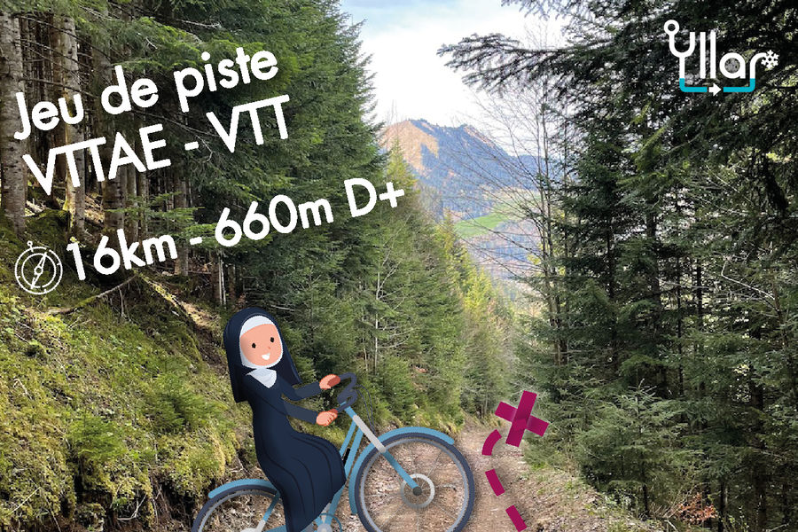 Mountain bike rally in the Abondance valley