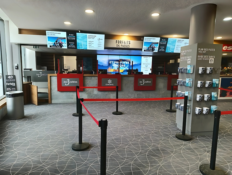 Point de vente - Forfaits - Le Praz Alpinium Courchevel