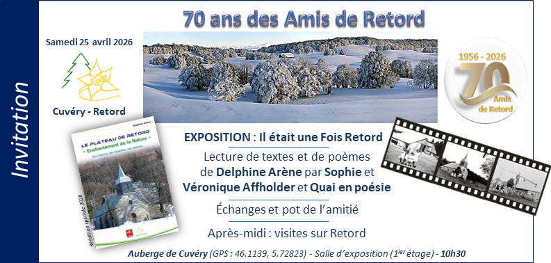 Anniversaire des 70 ans des Amis de Retord