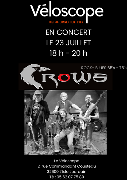 Concert rock au Véloscope_L'Isle-Jourdain
