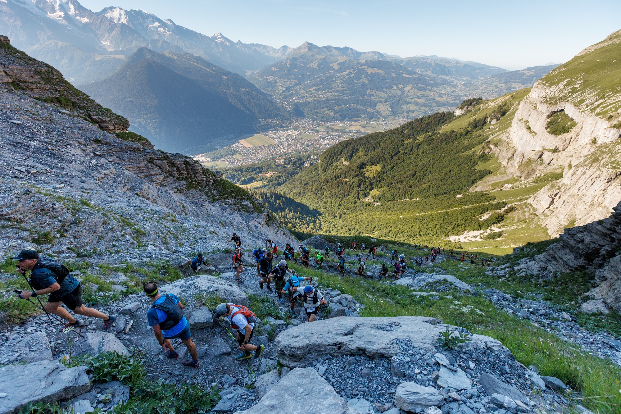 Trail du Tour des Fiz 2022 - Tour des 5 Refuges - Montée à Platé