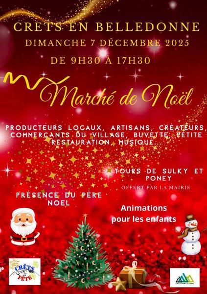 Marché de Noël - Crêts-en-Belledonne