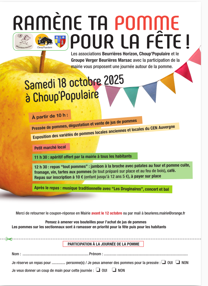 9e Fête de la pomme // Beurières