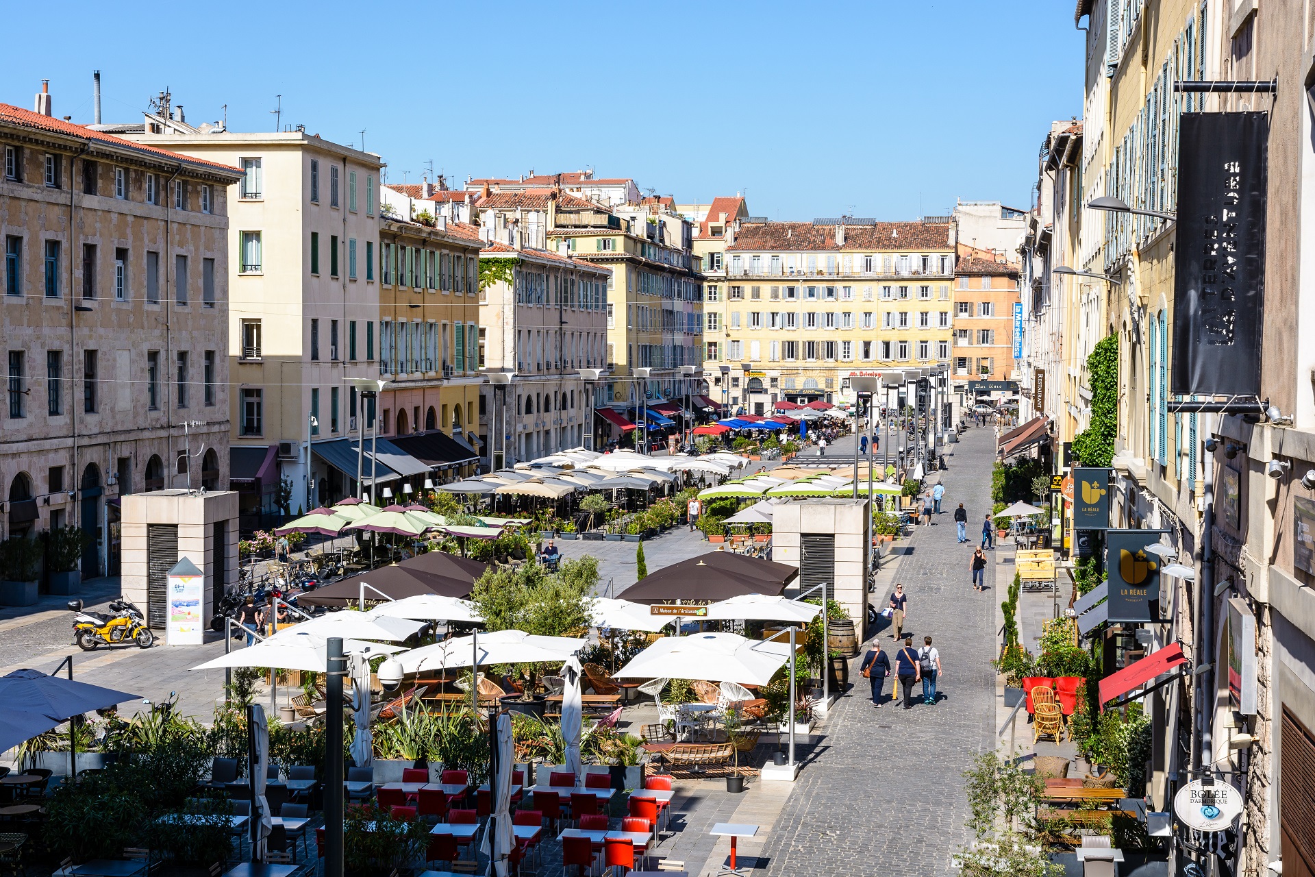 Balade du Vieux-Port au stade nautique Florence Arthaud
