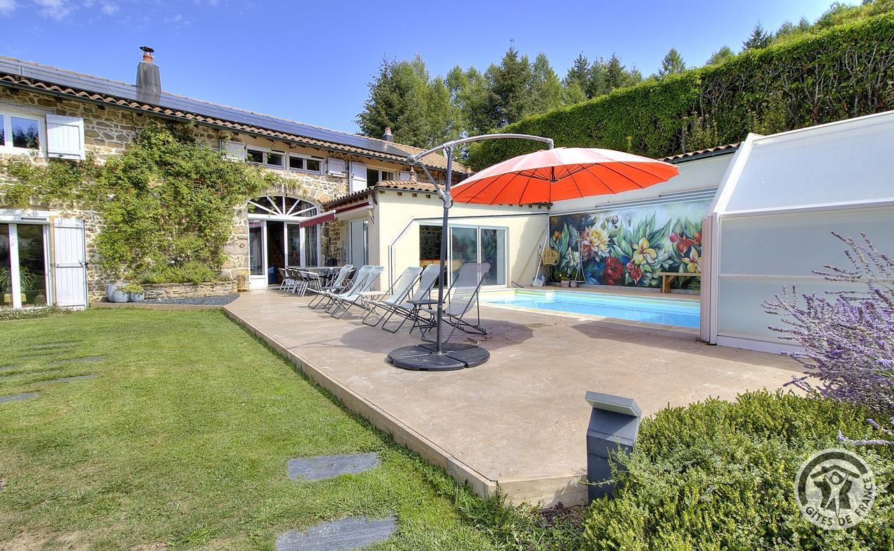 Grand Gîte - 12 personnes avec piscine privative