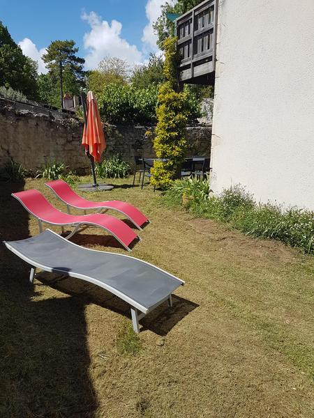 Jardin Sud avec 3 transats