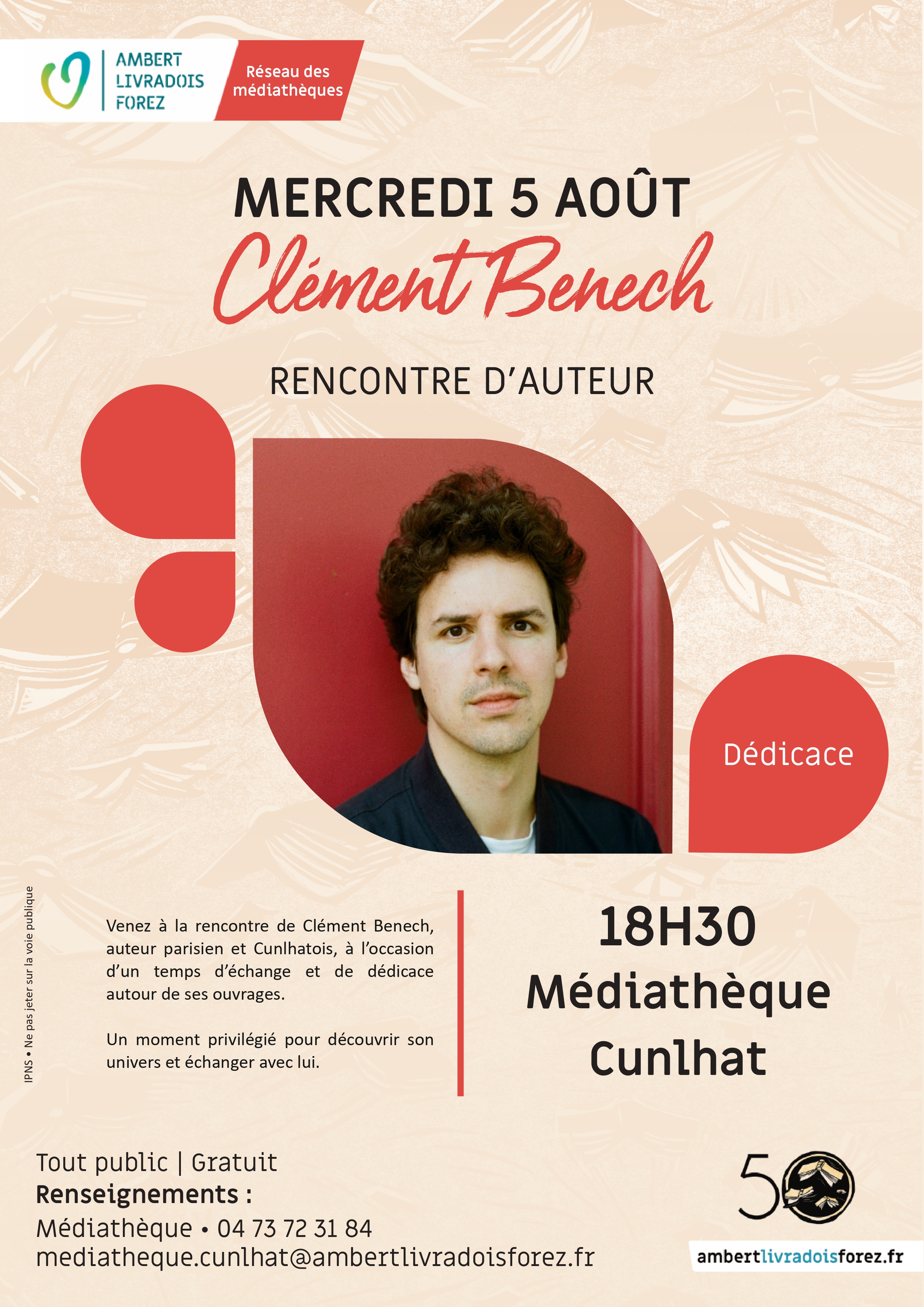 Rencontre – lecture avec Clément Bénech, écrivain