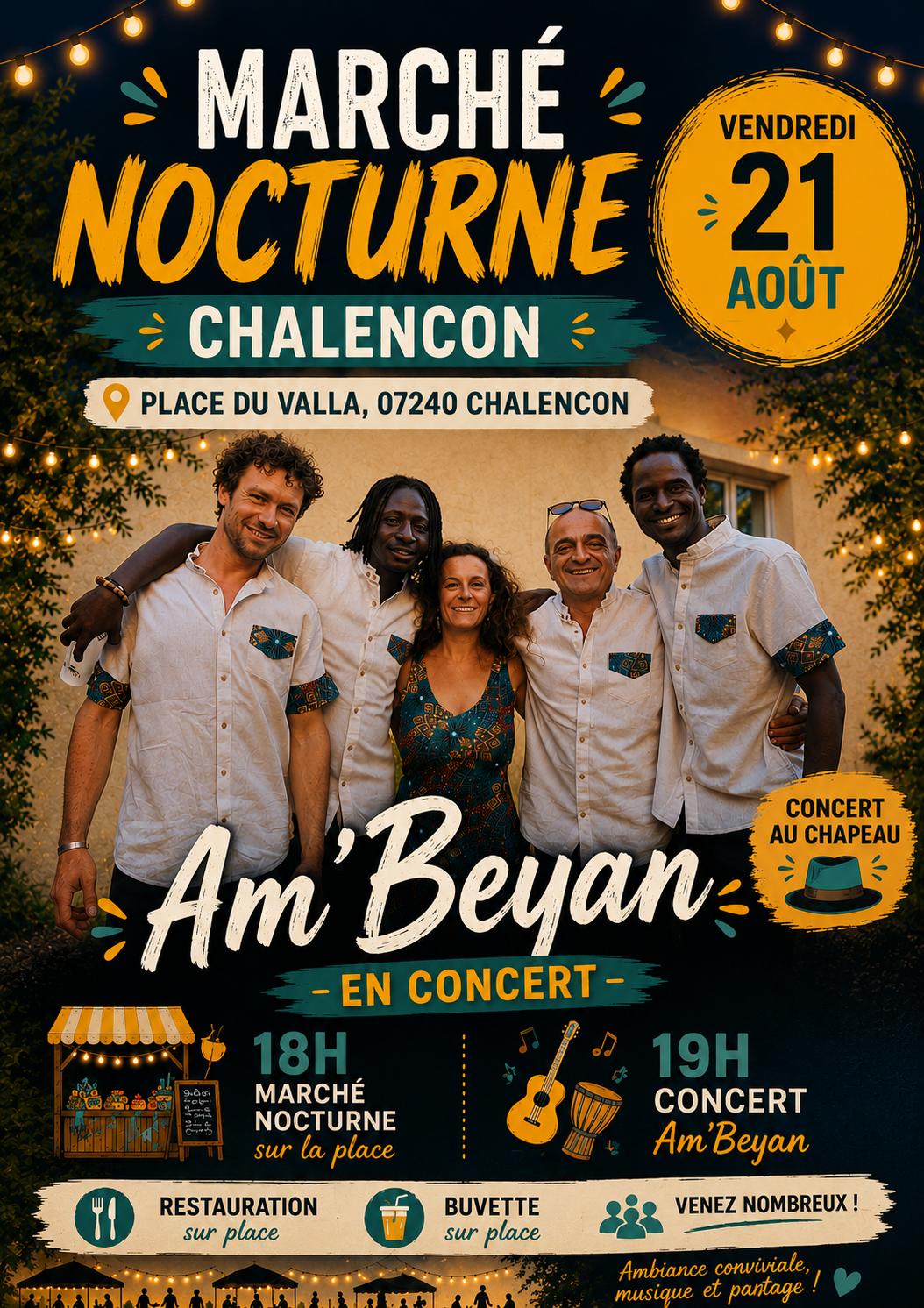 Concert du groupe "Am'beyan" (afro-blues)