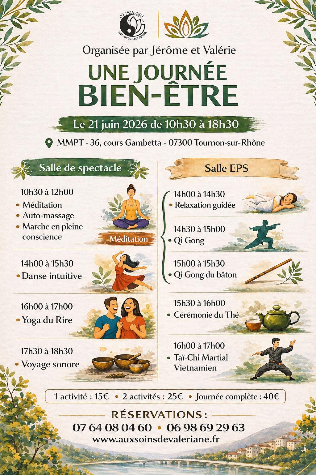 Journée bien-être à la maison pour tous - Tournon