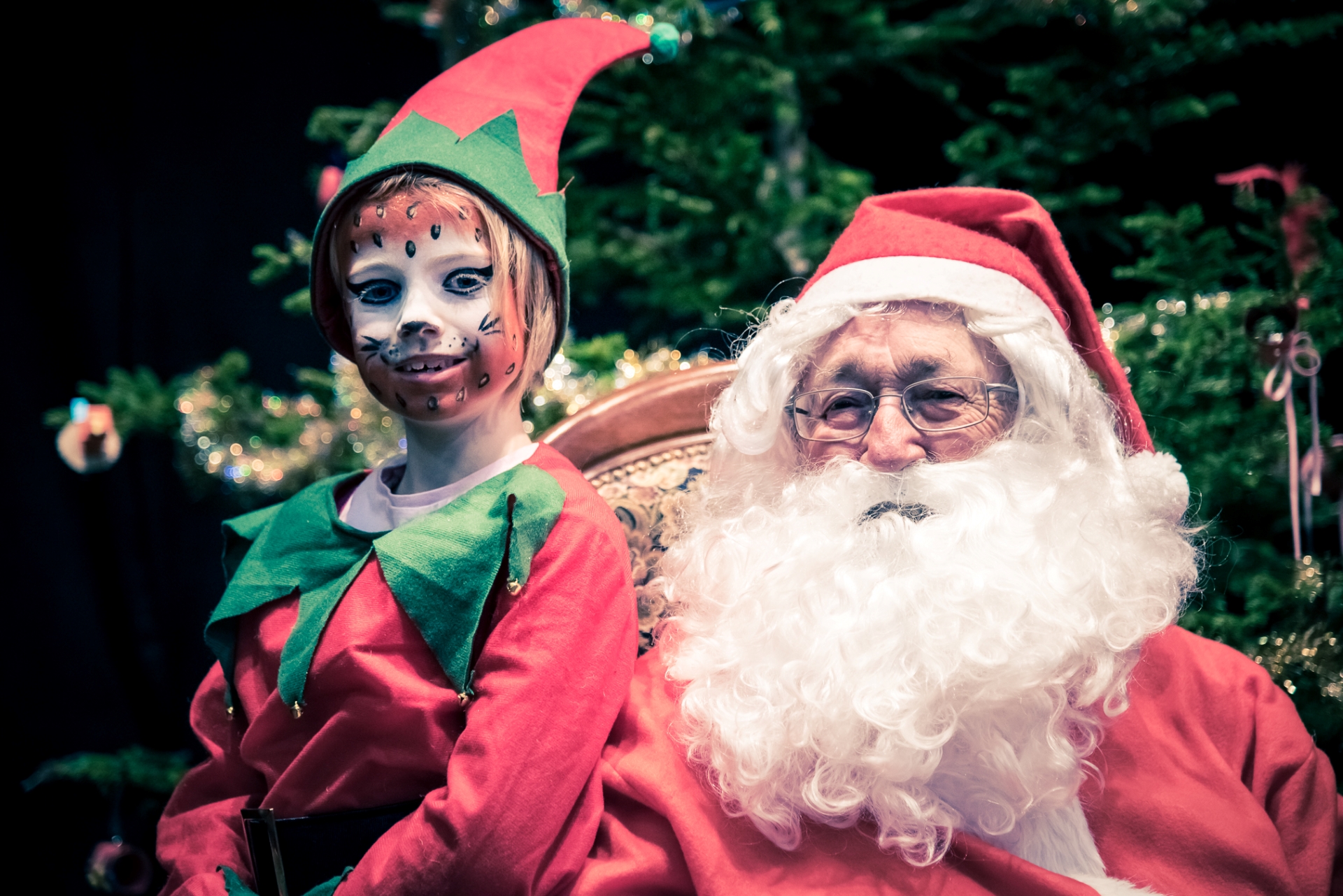 Begegnung mit dem Weihnachtsmann