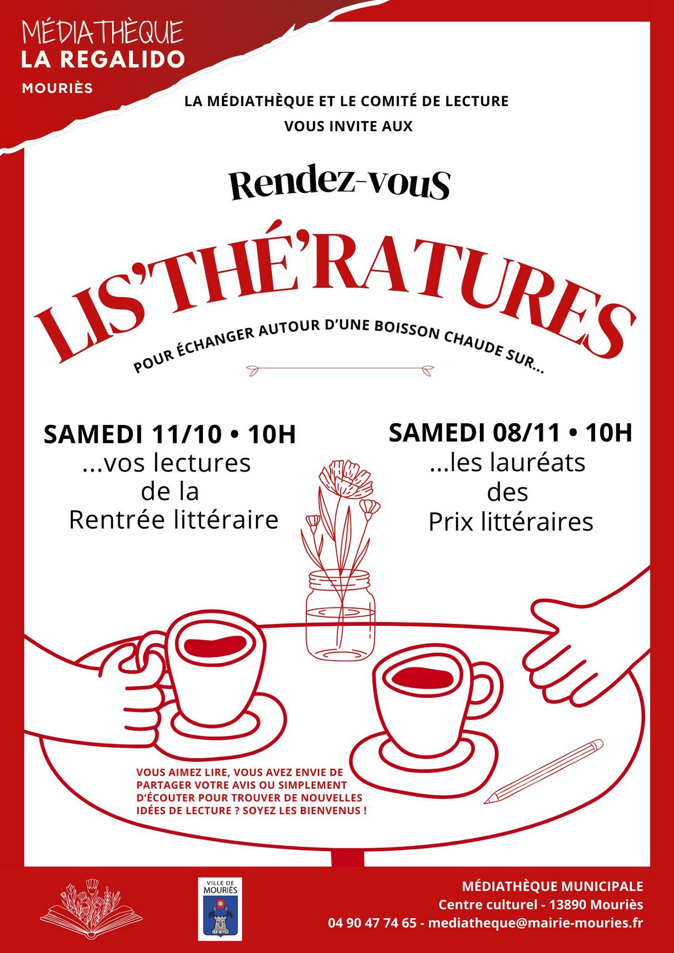 Rendez-vous Lis'Thé'Ratures