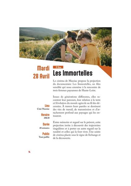 Projection - Les immortelles
