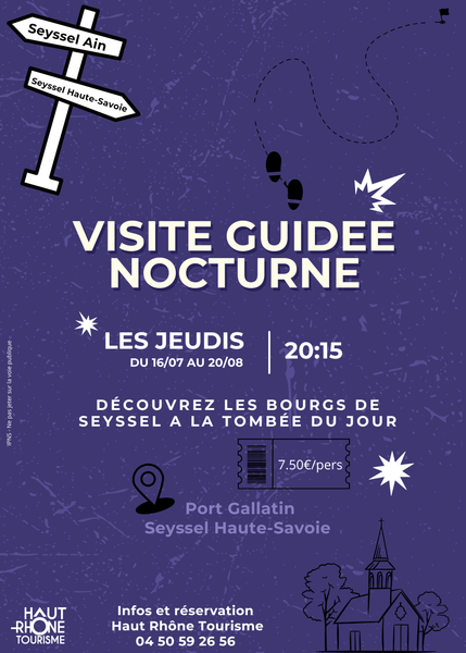 Visite guidée nocturne de Seyssel_Seyssel