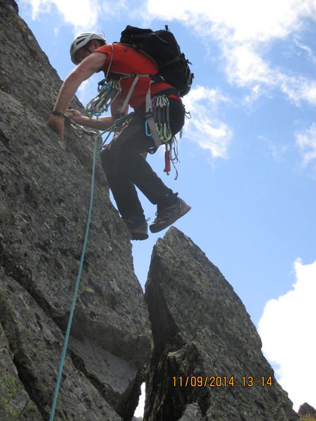 Grande voie : Le Grand Bec - Voie Granger - Planay