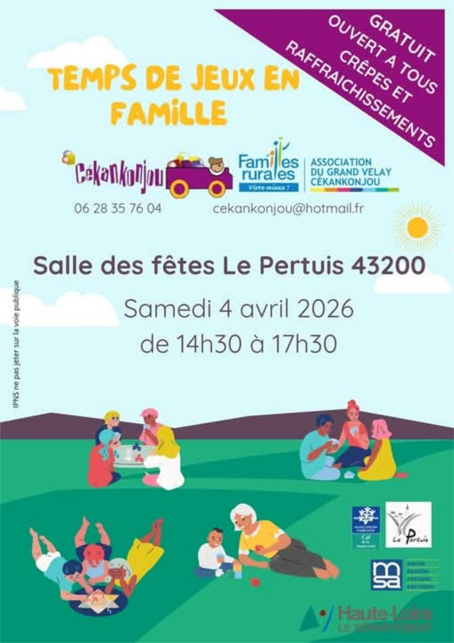 Jeux en famille avec la Ludothèque Cékankonjou