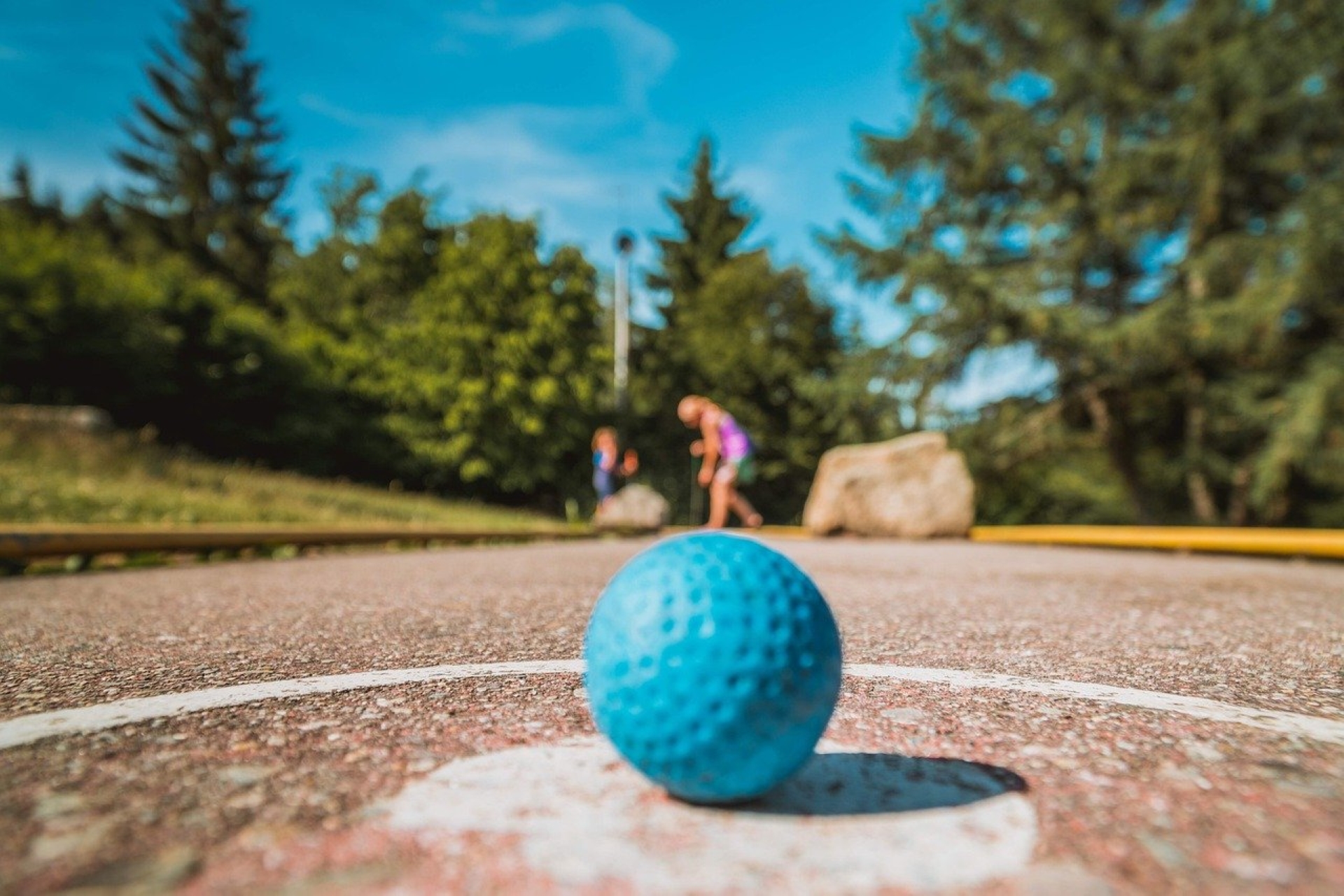 Mini-golf  - Base de loisirs de la Vallée Bleue - Montalieu-Vercieu - Balcons du Dauphiné - Nord-Isère - à moins d'une heure de Lyon