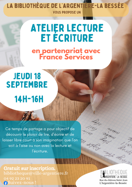 Atelier de lecture-écriture_L'Argentière-la-Bessée