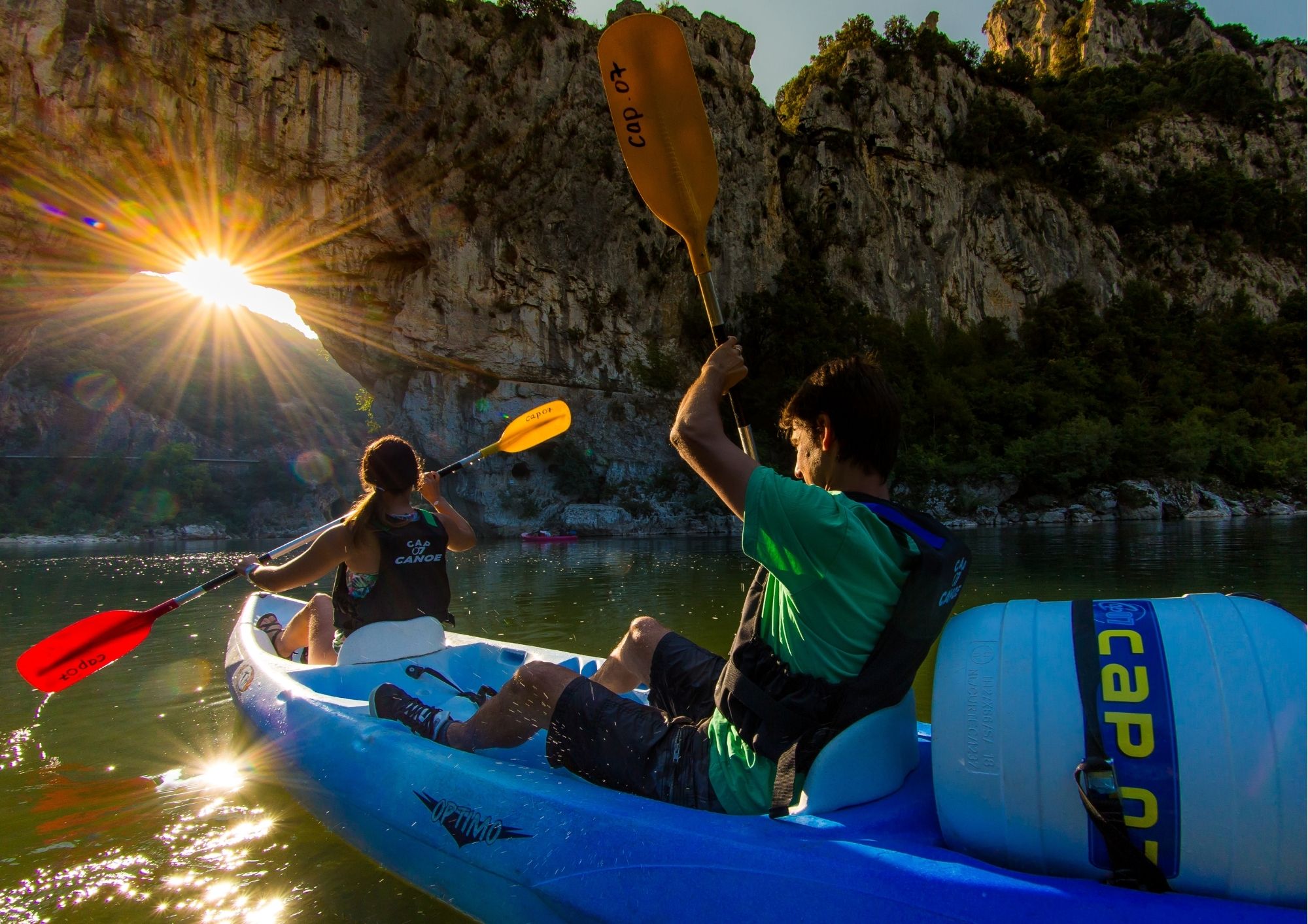 Canoë - Kayak de Balazuc à St Martin d'Ardèche - 57 km / 3 jours avec Cap07 Canoë